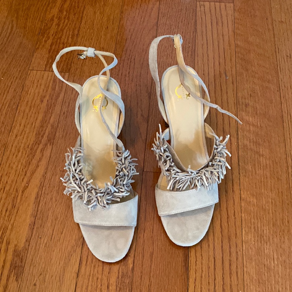 Vince Camuto block heel suede sandal
